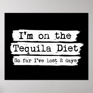 Poster Tequila Diet
