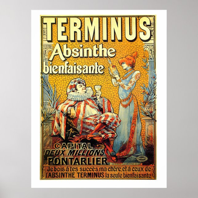 Poster Terminal Absinthe (Devant)