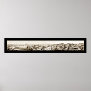 Poster Terrain aurifère, photo 1909 de Mohawk de nanovolt