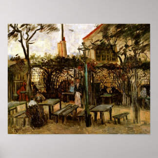 Poster Terrasse du Café Montmartre (F238)Van Gogh Art