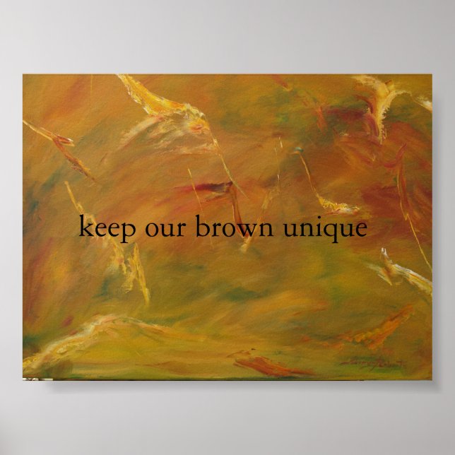 Poster terre brune (Devant)