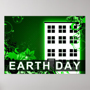 Poster terre day : construction hi-fi