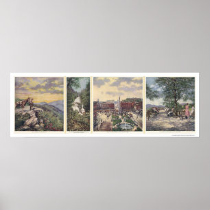 Poster Terre de l'affiche 1917 de ciel