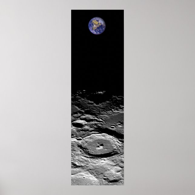 Poster Terre et Lune (Devant)