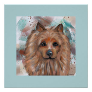 POSTER TERRIER AUSTRALIEN