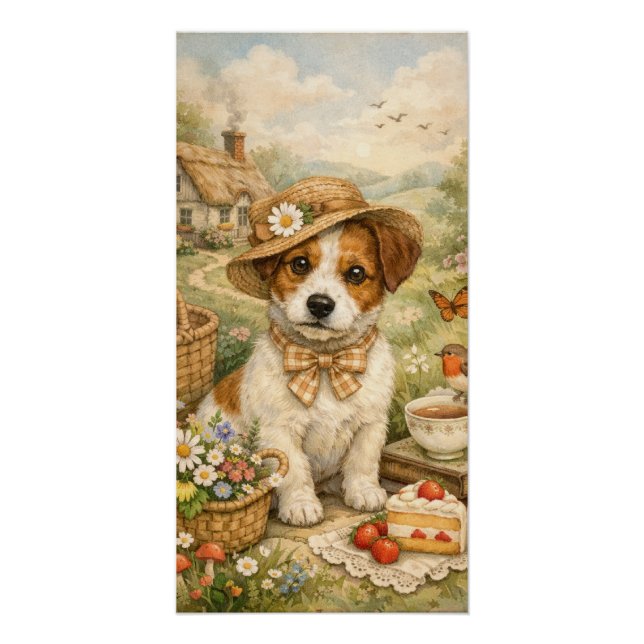 Poster Terrier Jack Russell (Devant)