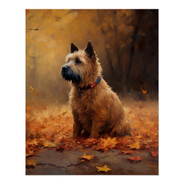 Poster Tervueren Chesapeake Bay en Feuilles d'Automne (Devant)