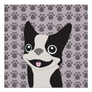 Poster Tervueren de Boston, lila pourpre