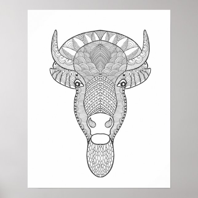 Poster Tête de poule 2 (Devant)