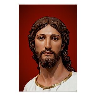 Poster Tête du Christ par Mark Edward Westerfield d'après