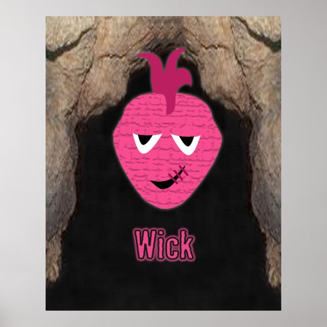 Poster Têtes vaudou ~ Grotte (Devant)