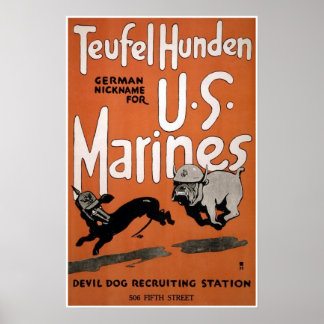 Poster Teufel Hunden