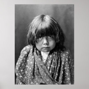 Poster Tewa Indian Child, 1905