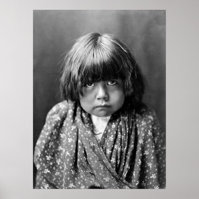 Poster Tewa Indian Child, 1905 (Devant)