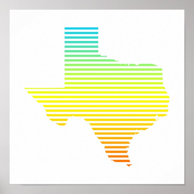 Poster texas chill fade (Devant)