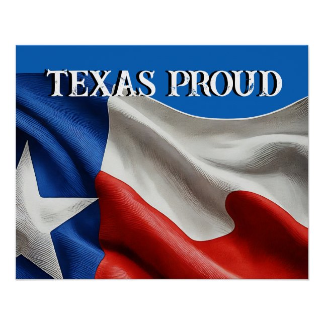 POSTER TEXAS FIER (Devant)