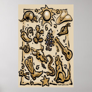 Poster Texas Thang