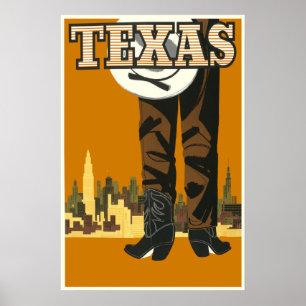 Poster Texas Travel