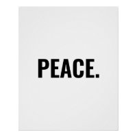 Texte blanc et noir minimaliste anti-guerre