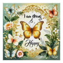 Texte motivationnel avec papillons #3