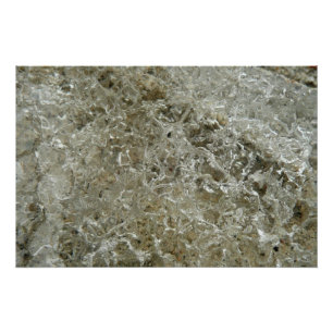 Poster Texture de glace glaciaire abstraite de la nature