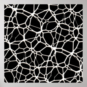 Poster Texture de toile blanche + votre fond et idées