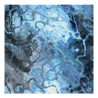 Texture fluide de marbre bleu et gris abstrait