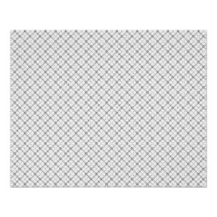 Poster Texture Géométrique Monochrome Motif Diamant Sans