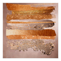 Texture glamour de Copper Gold Strokes