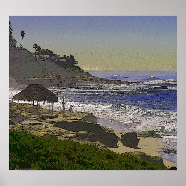 Poster Texture Windansea (Devant)