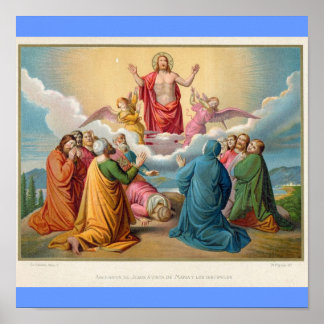 Poster The ascension of Jesus 1879
