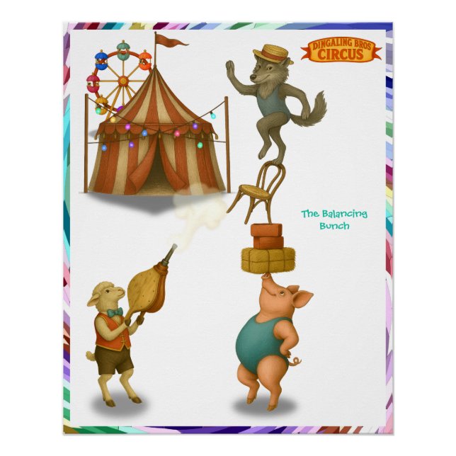 Poster The Balancing Bunch (Devant)