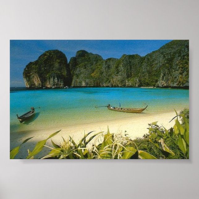 Poster "The Beach" Thailand (Devant)