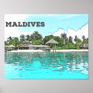 Poster The Beautiful Maldives