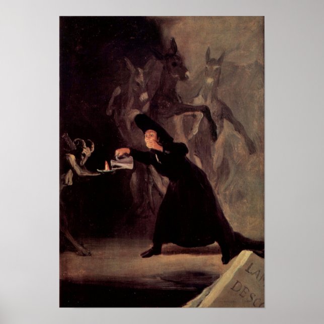 Poster The Bewitched Man By Francisco Goya 1798 (Devant)
