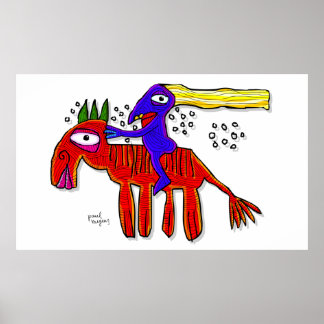 poster 'the blue amazone'