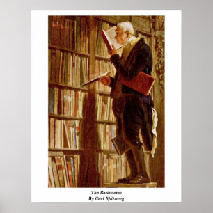 Poster The Bookworm By Carl Spitzweg