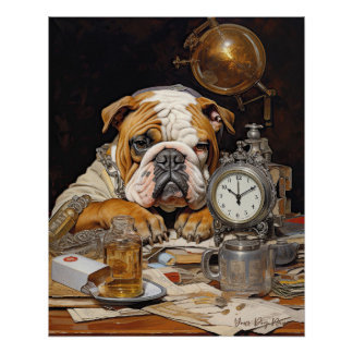 Poster The Bulldog 001 - Odessa Leyendecker