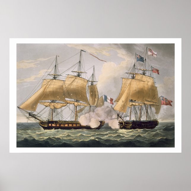 Poster The Capture of La Clorinde, février 26th 1814, en (Devant)