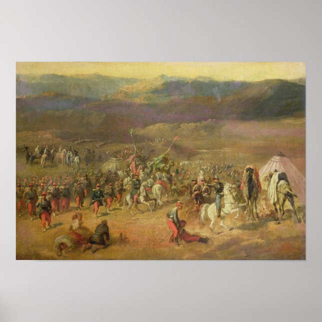 Poster The Capture of the Retinue of Abd-el-Kader (Devant)