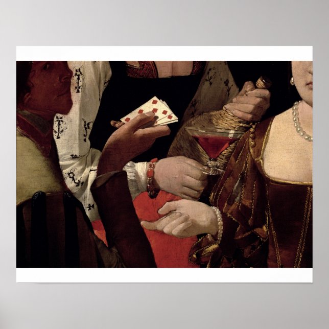 Poster The Cheat with the Ace of Diamonds (Devant)