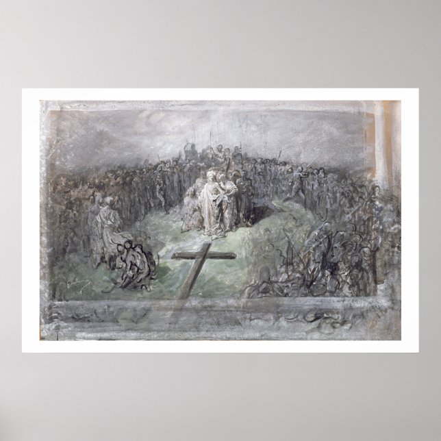 Poster The Crucifix (w/c et gouache on paper) (Devant)