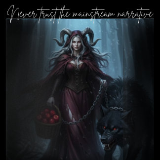 Poster The Dark Red Ridding Hood