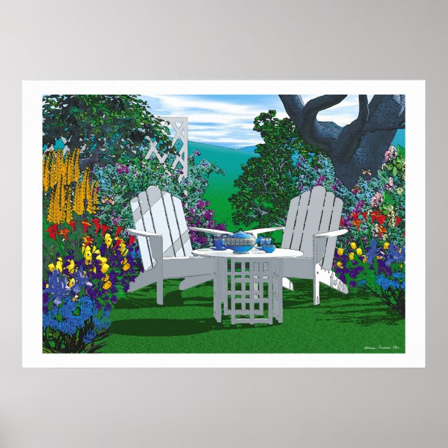 Poster Thé de l'après-midi (Devant)