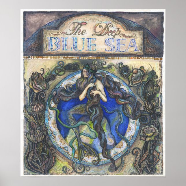 Poster "The Deep Blue Sea" - 40 cm x 46,2 cm (Devant)