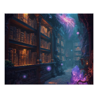 Poster The Enchanted Library