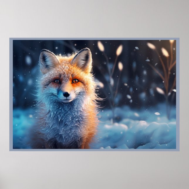 Poster The Fox of the Mysterious Forest (Devant)