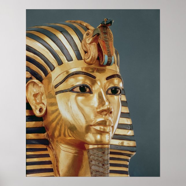 Poster The funerary mask of Tutankhamun (Devant)