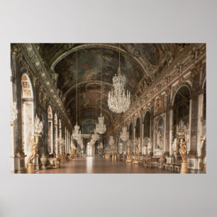 Poster The Galerie des Glaces  1678-84