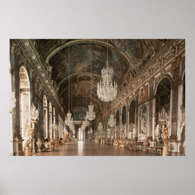 Poster The Galerie des Glaces  1678-84 (Devant)
